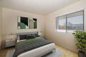 Rocklin apartment for rent - Bedroom with Painting on the Wall at Rocklin Manor Apartments, California, 95677