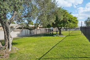 Palm Desert apartment for rent - A tree in a yard with a fence in the background.