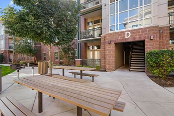 Outdoor grill and picnic areas