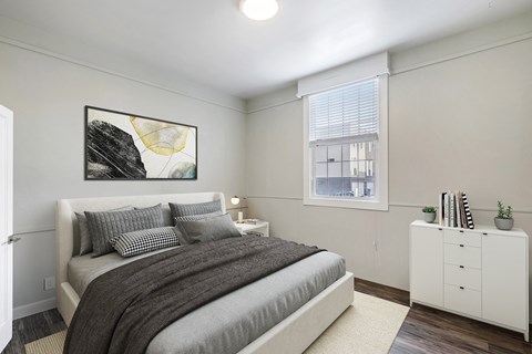 Floor plan for 2 beds, 1 bath, 900 sqft