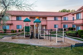 St. George apartment for rent - our apartments are located in a building with a playground