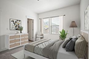 Ogden apartment for rent - Primary Bedroom at Whisperwood Townhomes, Ogden, UT, 84404