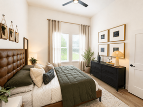 Kerrville apartment for rent - Spacious primary bedroom with natural light at The Bluewood