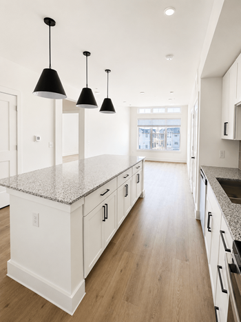 Open-concept floor plans with high ceiling