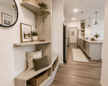 Built-in desks & shelving