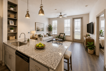 Open-concept living room