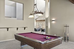 Aurora apartment for rent - Clubhouse with Pool Table at Horizon East Apartments.