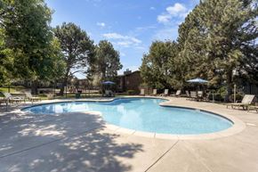 Denver apartment for rent - The Outdoor pool at Greentree Village Apartments