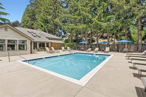 Olympia apartment for rent - Our Swimming Pool at Bellwether Apartments in Olympia, Washington