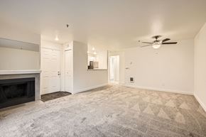 Federal Way apartment for rent - A Premium 1 Bedroom 1 Bath Kitchen & Living Room at Brookhaven Apartments in Federal Way, Washington