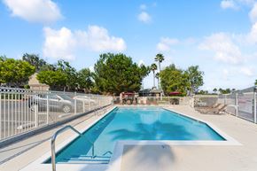 San Marcos apartment for rent - The Outdoor Community Swimming Pool at Meadow Creek Apartments in San Marcos, CA