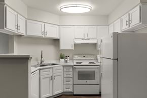 Denver apartment for rent - Fully Equipped Kitchen at Hilltop View Apartments