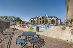 Englewood apartment for rent - Our Outdoor Pool at Fox Run Lofts Apartments