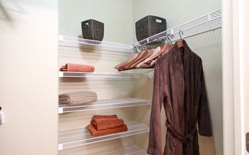 Walk-in closets in all floorplans 