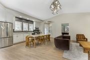 Santa Rosa apartment for rent - A modern kitchen with a dining table and chairs.
