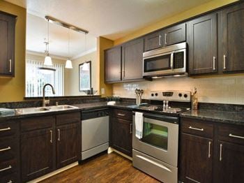 Gourmet kitchens with dishwasher and disposal