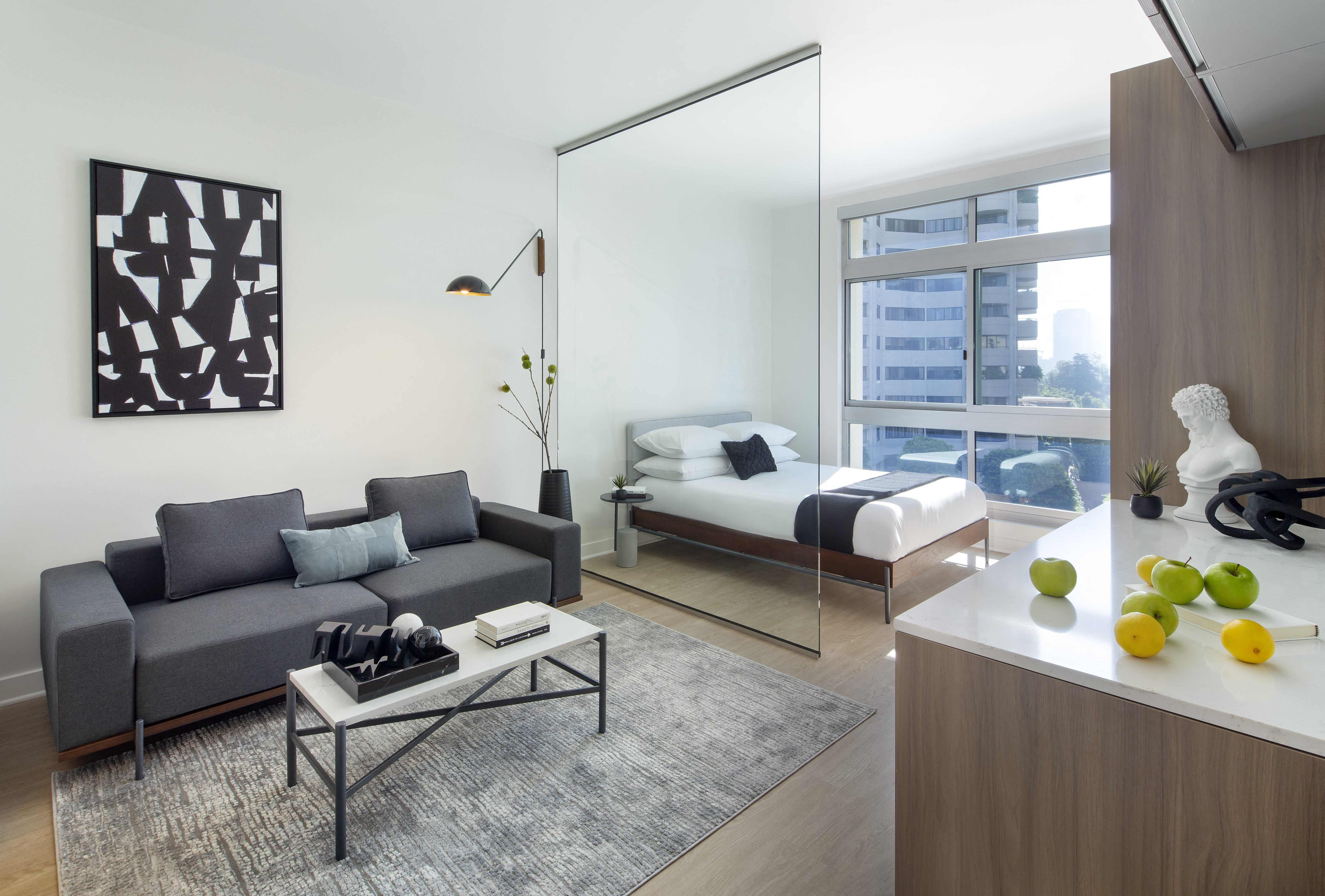 Floor plan for studio, 1 bath, 519 sqft