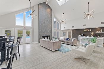 Spacious lounge area