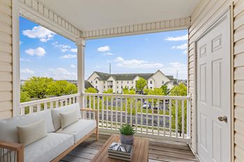 Patio with extra storage