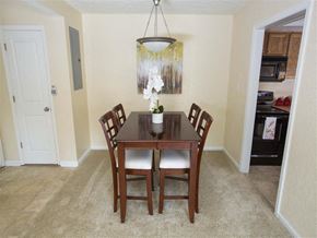 Carmel townhouse for rent - Dining Room at Woodland Springs Apartment Homes, Carmel, IN