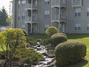 Fishers apartment for rent - Lush Landscaping at Sand Creek Woods Apartments, Fishers, IN, 46037