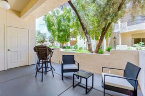 Scottsdale apartment for rent - Balcony and patio area with seating at Ventana, Scottsdale, Arizona