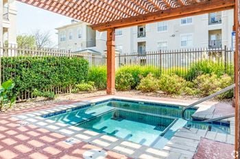 Heated outdoor spa