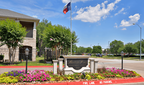 Plano apartment for rent - Front Entrance to Bentley Place Apartments