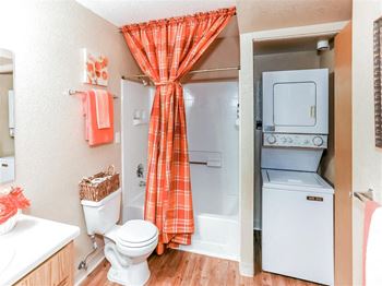 Washer/dryer included in select homes*