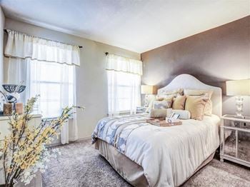 Updated carpet and faux wood flooring*