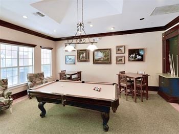 Clubhouse with billiards room