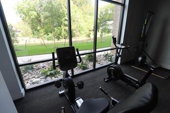 Fitness center with cardio and free weights
