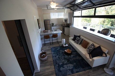 Floor plan for studio, 1 bath, 601 sqft