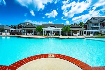 Pool with sundeck