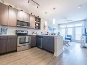 Greenville apartment for rent - Efficient Appliances In Kitchen at Link Apartments® West End, South Carolina, 29601