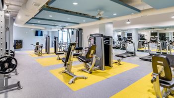 Modern fitness center