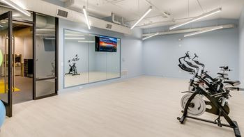 Fitness center with cardio equipment