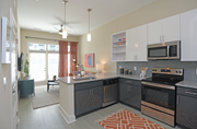 Winston Salem apartment for rent - Electric Range In Kitchen at Link Apartments Innovation Quarter, Winston Salem, North Carolina