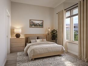 Smyrna apartment for rent - Simple bedroom furnishings with natural light