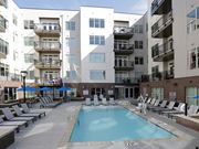 Greenville apartment for rent - Pool With Sunning Deck at Link Apartments® West End, South Carolina
