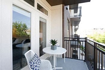 Large private patios & balconies