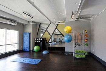 State-of-the-art gym and spin studio