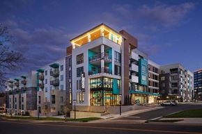 Charlotte apartment for rent - Elegant Exterior View Of Property at Link Apartments® Montford, Charlotte