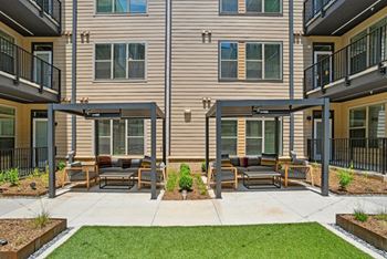 Two resident courtyards