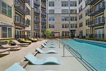 Saltwater pool + sundeck