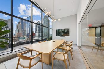 A conference room