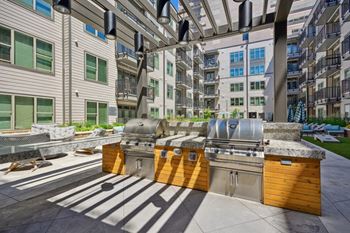 Outdoor grilling stations