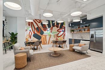  Living room with chairs and tables