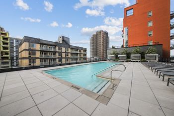 A swimming pool 