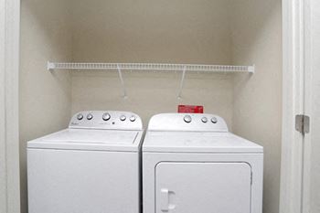 In home stacked washer/dryer